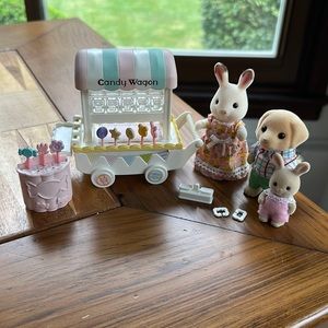 Calico Critters candy wagon